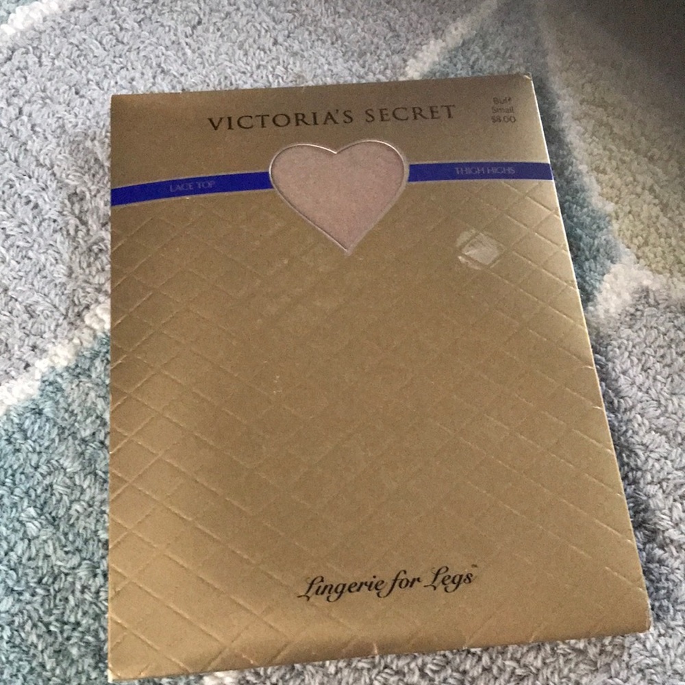 Victoria’s Secret vintage lace top thigh highs